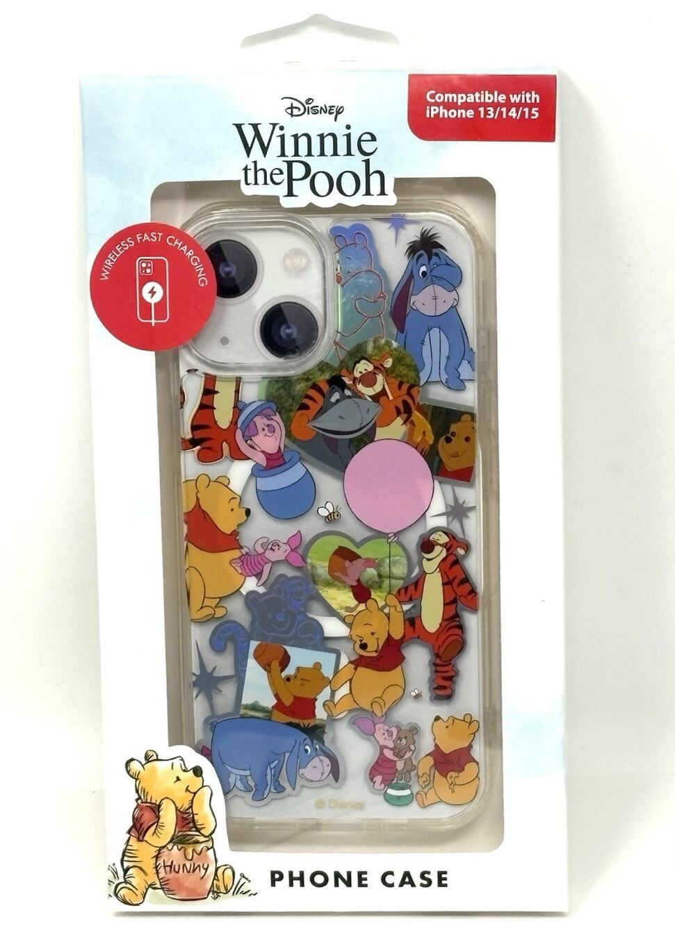 Disney Winnie the Pooh Tigger Eeyore Piglet iPhone 13/14/15 Case Skinny Dip NIP